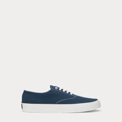 Polo Ralph Lauren Keaton Canvas Sneaker In Ocean Navy