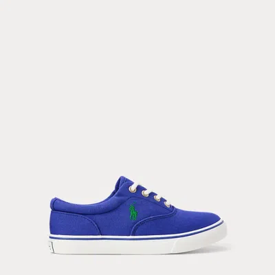 Polo Ralph Lauren Kids' Keaton Canvas Sneaker In Royal Blue