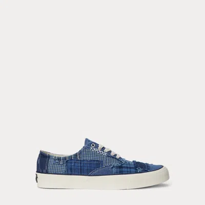 Polo Ralph Lauren Keaton Indigo Patchwork Sneaker