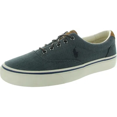 Polo Ralph Lauren Keaton Mens Padded Insole Canvas Casual And Fashion Sneakers