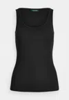 Polo Ralph Lauren Kelly Sleeveless Knit In Black