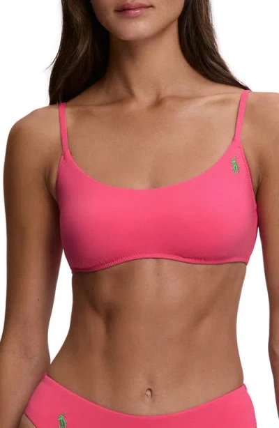 Polo Ralph Lauren Kennedy Bikini Top In Pink