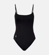 Polo Ralph Lauren Kennedy One-piece Swimsuit In Black