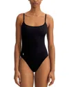 Polo Ralph Lauren Kennedy One-piece Swimsuit In Black/black