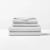 Polo Ralph Lauren Kent Cotton-linen Sheet Set In Light Grey