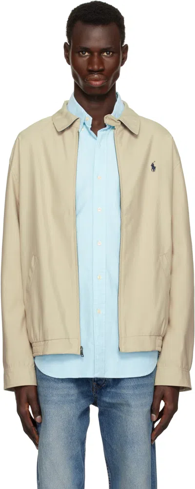 POLO RALPH LAUREN KHAKI BI-SWING JACKET