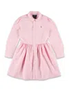 Polo Ralph Lauren Shirt Dress In Pink