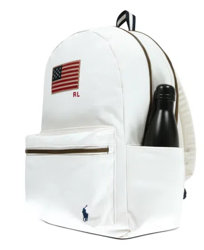 Polo Ralph Lauren Kid's Americana Backpack In Estate Cream