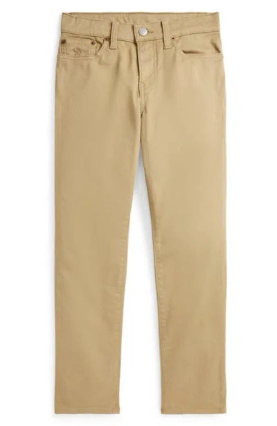 POLO RALPH LAUREN POLO RALPH LAUREN KIDS' 5-POCKET COTTON STRETCH SATEEN PANTS