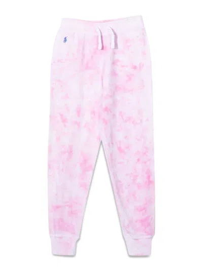 Polo Ralph Lauren Kids' Athletic Mini Trousers In Pink