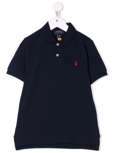 Polo Ralph Lauren Kids Boys Blue Cotton Piquet Polo Shirt