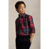 Polo Ralph Lauren Boys 2-7 Plaid Oxford Shirt In Multi