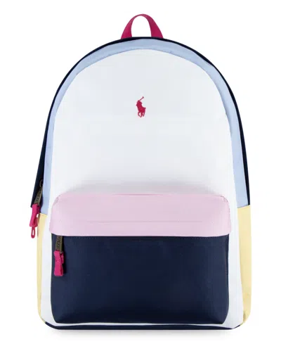 Polo Ralph Lauren Kids Color Backpack In W4hwhite