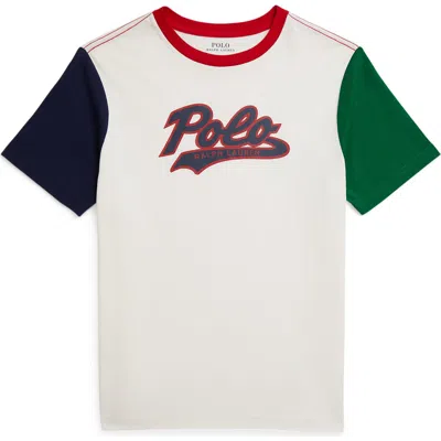POLO RALPH LAUREN POLO RALPH LAUREN KIDS' COTTON GRAPHIC T-SHIRT
