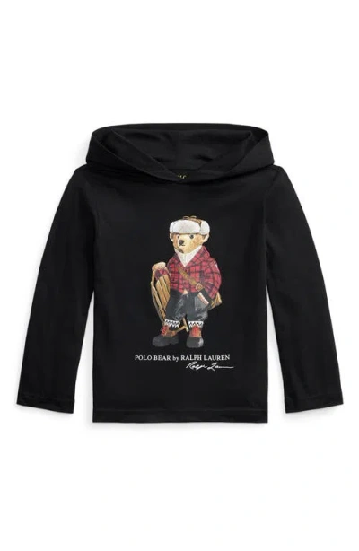 POLO RALPH LAUREN POLO RALPH LAUREN KIDS' COTTON HOODED T-SHIRT