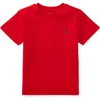 Polo Ralph Lauren Kids' Short Sleeve Cotton Jersey T-shirt In Red