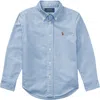 Polo Ralph Lauren Boy's Oxford Sport Shirt In Blue