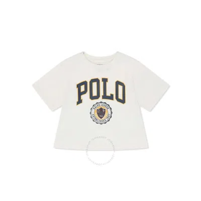 Polo Ralph Lauren Kids Deckwash White Logo Print T-shirt