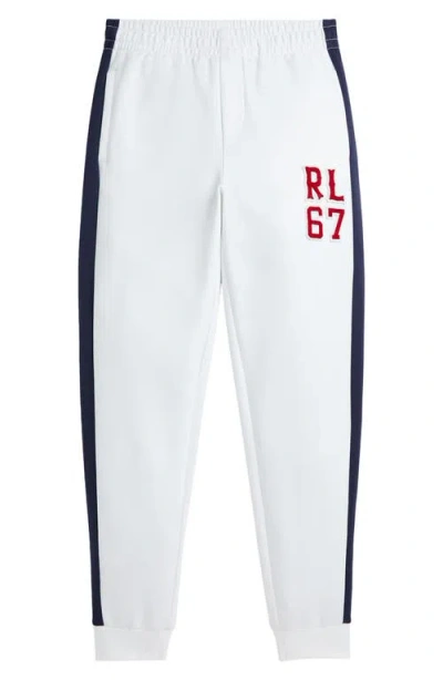 Polo Ralph Lauren Kids' Double Knit Joggers In White