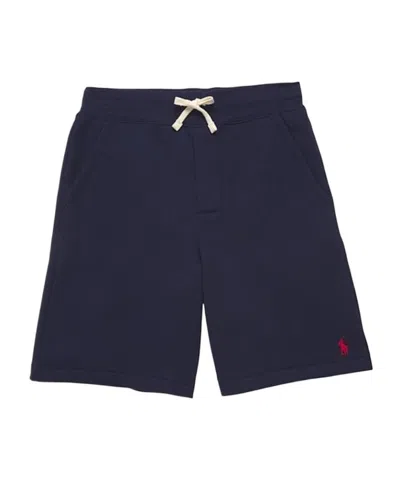 Polo Ralph Lauren Kids Drawstring Logo Shorts In Blue