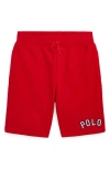 Polo Ralph Lauren Kids' Easy Fleece Sweat Shorts In Rl2000 Red