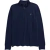 Polo Ralph Lauren Kids' Embroidered Cotton Interlock Sweatshirt In Refined Navy