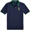 Polo Ralph Lauren Polo Bear Cotton Polo Shirt In Blue