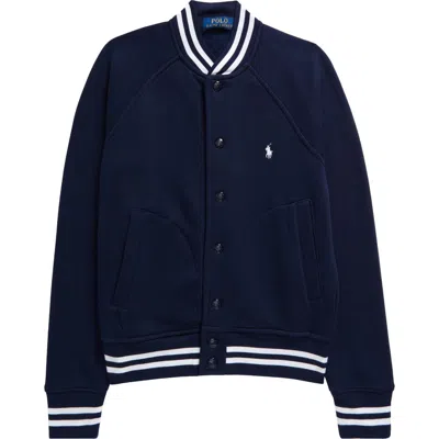Polo Ralph Lauren Kids' Polo Pony-embroidered Bomber Jacket In Refined Navy