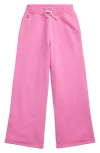 Polo Ralph Lauren French Terry Wide-leg Sweatpant In Laguna Pink W/multi