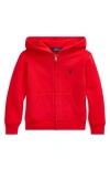 Polo Ralph Lauren Ralph Lauren Fleece Full-zip Hoodie In Red