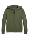 Polo Ralph Lauren Kids Hoodie In Green