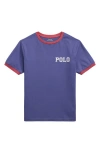 Polo Ralph Lauren Kids' Logo Appliqué Ringer T-shirt