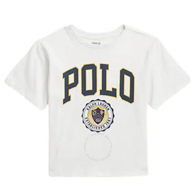 Polo Ralph Lauren Kids Logo Crest T-shirt In White