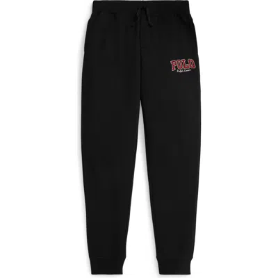 POLO RALPH LAUREN POLO RALPH LAUREN KIDS' LOGO EMBROIDERED FLEECE JOGGERS