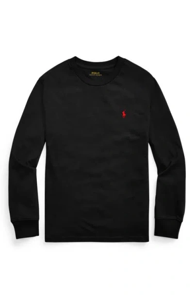 POLO RALPH LAUREN POLO RALPH LAUREN KIDS' LONG SLEEVE COTTON JERSEY T-SHIRT