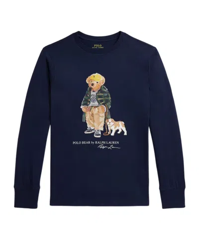 Polo Ralph Lauren Long-sleeved Sweatshirt In Brown