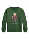 Polo Ralph Lauren Kids Long Sleeve Fleece Sweat In Green