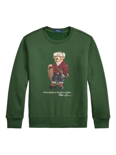 POLO RALPH LAUREN POLO RALPH LAUREN KIDS LONG SLEEVE FLEECE SWEAT