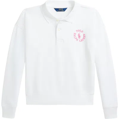 POLO RALPH LAUREN POLO RALPH LAUREN KIDS' LONG SLEEVE FRENCH TERRY POLO