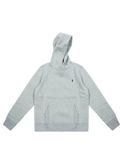 Polo Ralph Lauren Kids' Long Sleeve Hoodie Knit Top In Multi