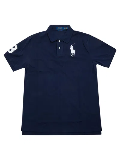 Polo Ralph Lauren Kids' Mini Short Sleeve Knit Top In Blu