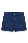 Polo Ralph Lauren Big Girls Chino Shorts In Light Navy