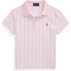 Polo Ralph Lauren Ralph Lauren Striped Oxford Mesh Boxy Polo Shirt