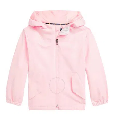 Polo Ralph Lauren Kids Pink Hooded Windbreaker Coat