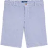 Polo Ralph Lauren Two-tone Striped Bemuda In Blue Seersucker