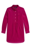 Polo Ralph Lauren Ralph Lauren Pintucked Cotton Corduroy Dress In Red