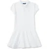 Polo Ralph Lauren Kids' Toddler Girls Cotton Jersey T-shirt Dress In White
