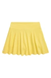 Polo Ralph Lauren Toddler And Little Girls Stretch Mesh Skort In Resort Gold/white