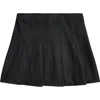 Polo Ralph Lauren Kids' Pleated Denim Skirt In Black