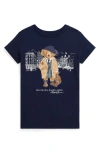 Polo Ralph Lauren Logo Crew-neck T-shirt In Black